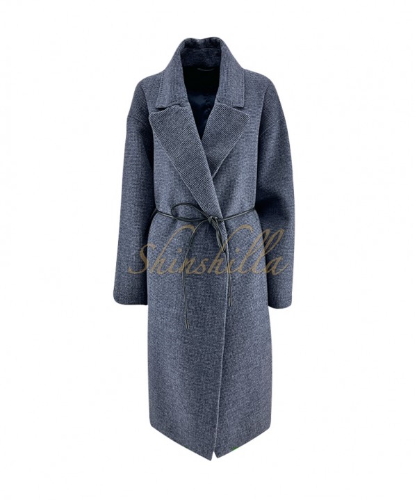 Пальто из 100% шерсти 95 см