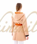 Пальто с капюшоном 90 см (lm-0)